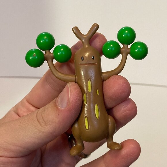 Pokémon Nintendo Sudowoodo Jakks 2007 Action Figure 3" Figurine Plastic Toy - Picture 12 of 12